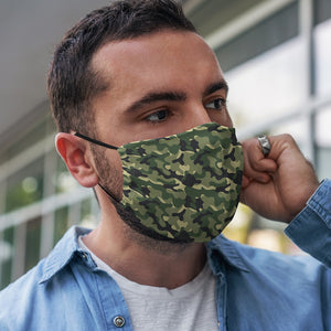 Face Mask – Contoured With 3 filters Camouflage