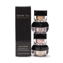 Load image into Gallery viewer, HIGHLIGHTERS- GOLD SPICE BOXED SET OF 4 - Skin O2
